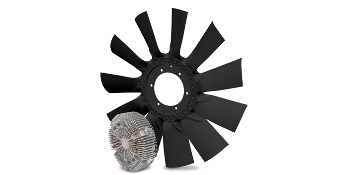 Horton fan drive plastic fan