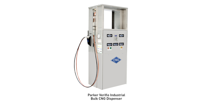Parker launched the fleet and bulk CNG dispenser