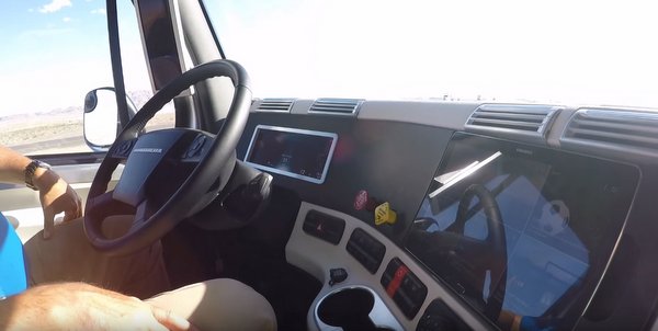 Inside Freightliner Inspiration Truck Autonomous EMAIL