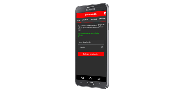 Cummins QuickServe Online Android app