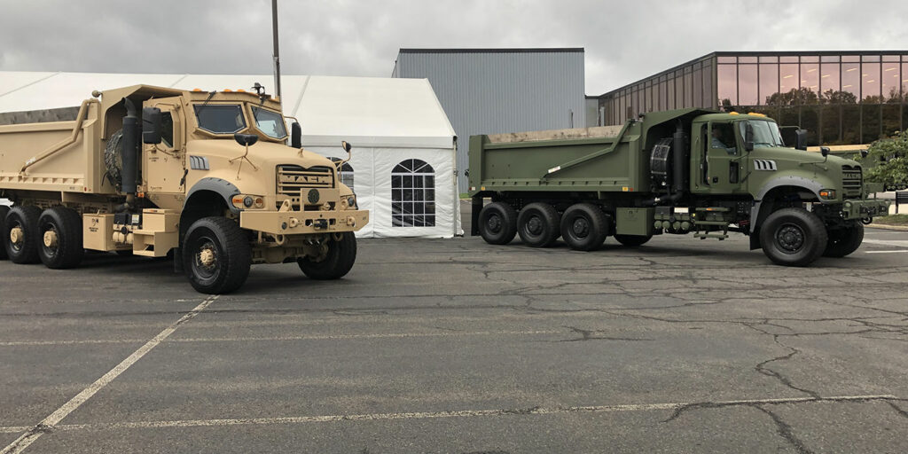 Mack Defense Heavy Dump Truck Lineup-1400