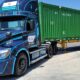 Freightliner-eCascadia-Container-Shipping