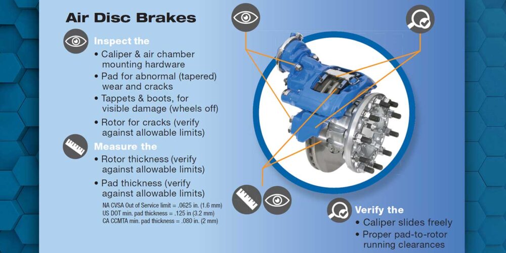 Bendix-Air-disc-brake-inspection-points